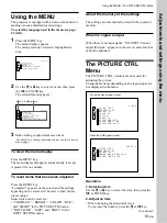 Preview for 19 page of Sony VPL-PX1 Operating Instructions Manual