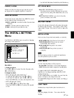 Preview for 27 page of Sony VPL-PX21 Operating Instructions Manual