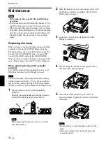 Preview for 32 page of Sony VPL-PX21 Operating Instructions Manual