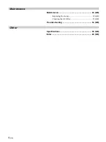 Preview for 6 page of Sony VPL-PX32 - Video Projector Operating Instructions Manual