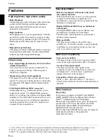 Preview for 8 page of Sony VPL-PX32 - Video Projector Operating Instructions Manual