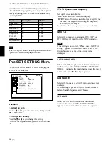 Preview for 26 page of Sony VPL-PX32 - Video Projector Operating Instructions Manual