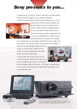 Предварительный просмотр 2 страницы Sony VPL-S500U Brochure & Specs