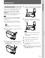 Предварительный просмотр 33 страницы Sony VPL-SC50E Operating Instructions Manual