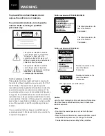 Preview for 2 page of Sony VPL-SC60E Operating Instructions Manual