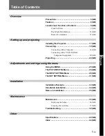 Preview for 5 page of Sony VPL-SC60E Operating Instructions Manual