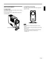 Preview for 13 page of Sony VPL-SC60E Operating Instructions Manual