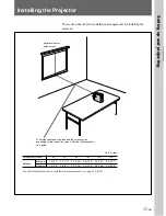 Preview for 17 page of Sony VPL-SC60E Operating Instructions Manual