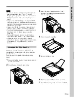 Preview for 121 page of Sony VPL-SC60E Operating Instructions Manual