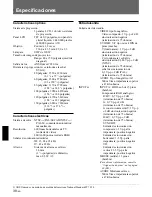 Preview for 124 page of Sony VPL-SC60E Operating Instructions Manual