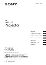 Preview for 1 page of Sony VPL-SW125 Quick Reference Manual