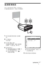 Preview for 107 page of Sony VPL-SW125 Quick Reference Manual