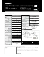 Preview for 2 page of Sony VPL-SW125 Technical Specifications