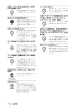 Preview for 4 page of Sony VPL-SW225 Quick Reference Manual