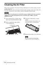 Preview for 48 page of Sony VPL-SW225 Quick Reference Manual