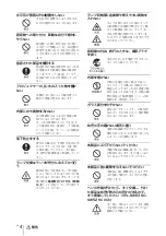 Preview for 4 page of Sony VPL-SW526 Quick Reference Manual