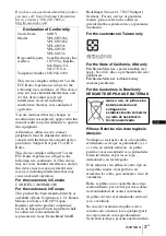 Preview for 39 page of Sony VPL-SW526 Quick Reference Manual