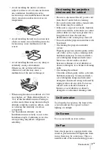 Preview for 43 page of Sony VPL-SW526 Quick Reference Manual