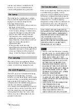 Preview for 44 page of Sony VPL-SW526 Quick Reference Manual