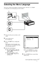 Preview for 47 page of Sony VPL-SW526 Quick Reference Manual