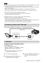 Предварительный просмотр 57 страницы Sony VPL-SW526 Quick Reference Manual