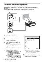 Preview for 130 page of Sony VPL-SW526 Quick Reference Manual