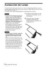 Preview for 146 page of Sony VPL-SW526 Quick Reference Manual