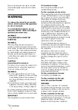 Preview for 42 page of Sony VPL-SW631 Quick Reference Manual