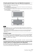 Preview for 59 page of Sony VPL-SW631 Quick Reference Manual