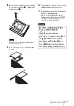 Preview for 71 page of Sony VPL-SW631 Quick Reference Manual