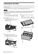 Preview for 72 page of Sony VPL-SW631 Quick Reference Manual