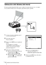 Preview for 116 page of Sony VPL-SW631 Quick Reference Manual