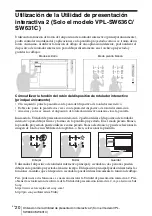 Предварительный просмотр 124 страницы Sony VPL-SW631 Quick Reference Manual