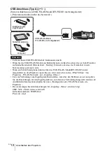 Preview for 148 page of Sony VPL-SW631 Quick Reference Manual