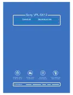 Preview for 4 page of Sony VPL-SX12 Technical Specifications