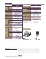 Preview for 4 page of Sony VPL-SX536 Specifications