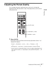 Предварительный просмотр 37 страницы Sony VPL-V W100 Operating Instructions Manual