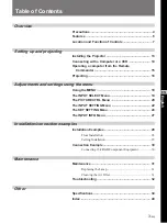 Preview for 3 page of Sony VPL-V500Q Operating Instructions Manual