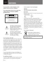 Preview for 2 page of Sony VPL-V800Q Operating Instructions Manual