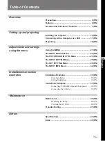 Preview for 3 page of Sony VPL-V800Q Operating Instructions Manual