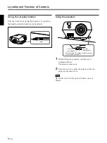 Preview for 8 page of Sony VPL-V800Q Operating Instructions Manual