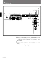 Preview for 18 page of Sony VPL-V800Q Operating Instructions Manual