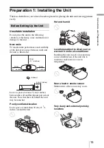 Preview for 13 page of Sony VPL-VW1000ES Operating Instructions Manual