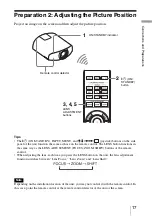 Preview for 17 page of Sony VPL-VW1000ES Operating Instructions Manual