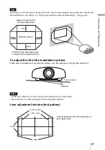 Preview for 21 page of Sony VPL-VW1000ES Operating Instructions Manual