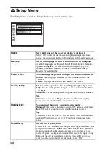 Preview for 50 page of Sony VPL-VW1000ES Operating Instructions Manual