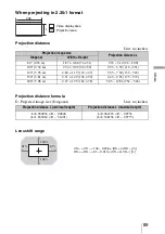 Preview for 89 page of Sony VPL-VW1000ES Operating Instructions Manual