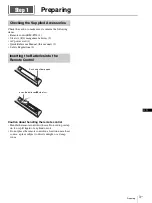 Preview for 3 page of Sony VPL-VW1025ES Quick Reference Manual