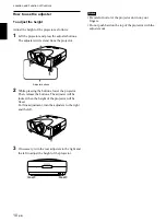 Предварительный просмотр 10 страницы Sony VPL VW10HT - WXGA LCD Projector Operating Instructions Manual