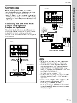 Предварительный просмотр 15 страницы Sony VPL VW10HT - WXGA LCD Projector Operating Instructions Manual